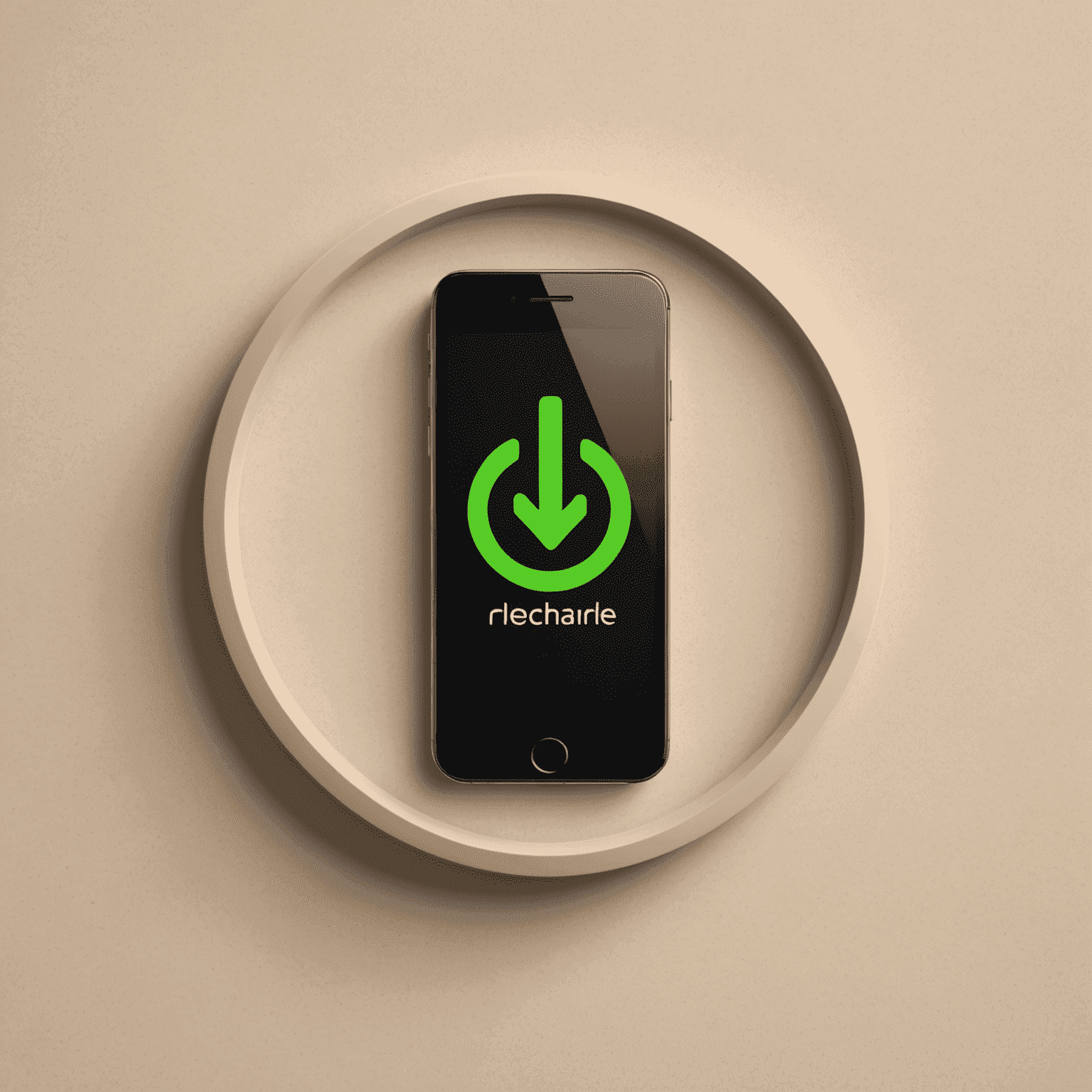 Logo de Mobile-Click représentant un téléphone portable avec un symbole de recharge